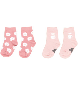 Huxbaby Bunny Flower 2Pk Socks - SALE-Baby Sale : Kids Clothing NZ : : Kid Repub&hellip;
