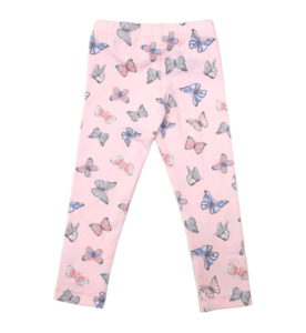 SALE : Kids Clothin: Korango Butterfly Print Legging - Fairytale Pink - SALE-Girls Sale : Kids Clothing NZ : : Kid Republic - W24 Korango W25SALE