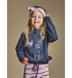 SALE : Kids Clothin: LFOH Elyse Hooded Sweatshirt - Shadow - SALE-Girls Sale : Kids Clothing NZ : : Kid Republic - W24 Little Flock of Horrors