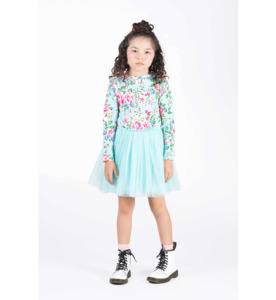SALE : Kids Clothin: Rock Your Kid Blue Garden L/S Circus Dress - SALE-Girls Sale : Kids Clothing NZ : : Kid Republic - W24 Rock Your Kid D2