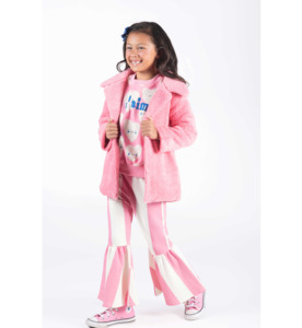 SALE : Kids Clothin: Rock Your Kid Pink Faux Sherpa Jacket - SALE-Girls Sale : Kids Clothing NZ : : Kid Republic - W24 Rock Your Kid D2