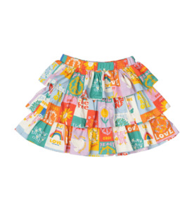 SALE : Kids Clothin: Rock Your Kid Peace & Love Skirt - SALE-Girls Sale : Kids Clothing NZ : : Kid Republic - W24 Rock Your Kid D2
