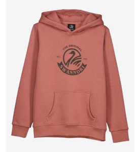 Swanndri Original V2 Printed Hoodie - Dusty Rose/Coffee - SALE-Girls Sale : Kids&hellip;