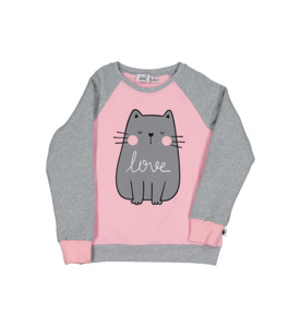 SALE : Kids Clothin: Kissed By Radicool Smudge Raglan Crew - SALE-Girls Sale : Kids Clothing NZ : : Kid Republic - W24 Radicool Kids D3 FLASHMAY25