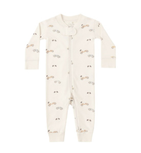 Quincy Mae Zip L/S Sleeper - Race Car - BY BRAND-Quincy Mae : Kids Clothing NZ :&hellip;