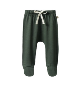 Nature Baby Merino Wool Footed Rompers - Thyme - BY BRAND-Nature Baby : Kids Clo&hellip;