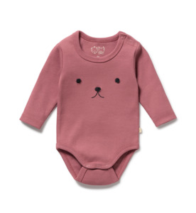 Wilson & Frenchy Plum Organic Rib L/S Bodysuit - BY BRAND-Wilson & Frenc&hellip;