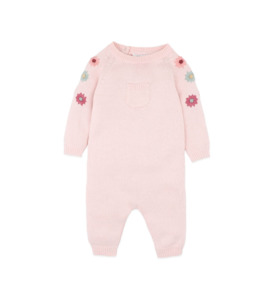 Bebe Emmy Organic Hand Emb. Knitted Romper - BY BRAND-Bebe : Kids Clothing NZ : &hellip;