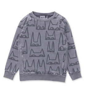 Minti Masks Side Panel Crew - Grey Wash - SALE-Boys Sale : Kids Clothing NZ : : &hellip;