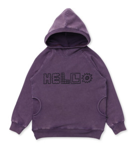 Minti Fancy Hello Hood - Muted Purple Wash - SALE-Boys Sale : Kids Clothing NZ :&hellip;