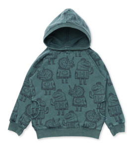 Minti Dino Buddies Hood - Forest Wash - SALE-Boys Sale : Kids Clothing NZ : : Ki&hellip;