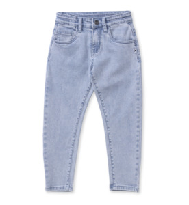 SALE : Kids Clothin: Minti Freddie Denim Jeans - Blue Denim - SALE-Boys Sale : Kids Clothing NZ : : Kid Republic - W24 MINTI D1