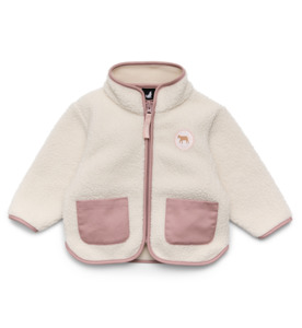Crywolf Baby Sherpa Jacket Powder - BY BRAND-Crywolf : Kids Clothing NZ : : Kid &hellip;