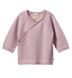 Products: Nature Baby Merino Knit Kimono Jacket - Lilac - BY BRAND-Nature Baby : Kids Clothing NZ : : Kid Republic - W26 Nature Baby D3