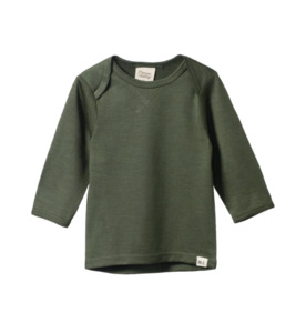 Nature Baby Merino Essential Tee - Thyme - BY BRAND-Nature Baby : Kids Clothing &hellip;
