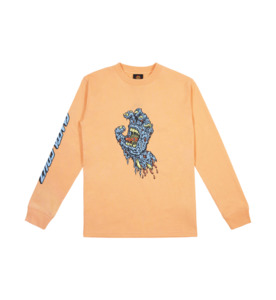 Santa Cruz Decaying Hand Strip L/S Tee - Orange - BY BRAND-Santa Cruz : Kids Clo&hellip;