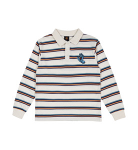 Products: Santa Cruz Horizon L/S Polo Tee - Cream Stripe - BY BRAND-Santa Cruz : Kids Clothing NZ : : Kid Republic - W25 Santa Cruz D1