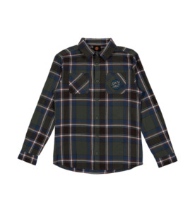 Products: Santa Cruz Shred L/S Shirt - Moss - BY BRAND-Santa Cruz : Kids Clothing NZ : : Kid Republic - W25 Santa Cruz D1