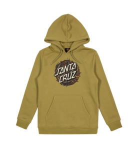 Santa Cruz Bug Dot Front Hoodie - Moss - BY BRAND-Santa Cruz : Kids Clothing NZ &hellip;