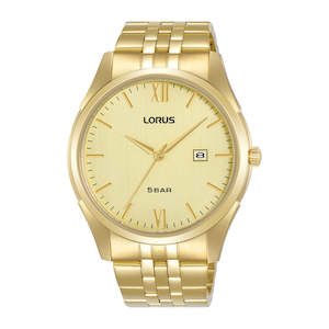 $100-$199: Lorus men’s gold watch