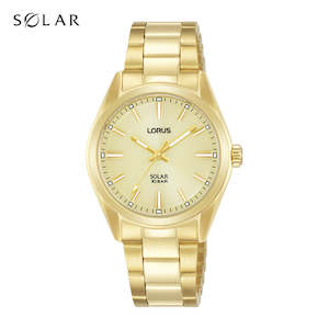 Ladies solar gold watch RY508AX-9