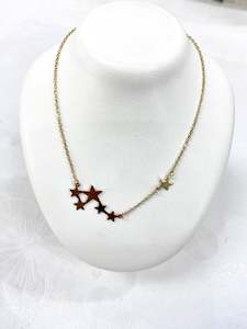 Chains Collection: 9ct chain with six star