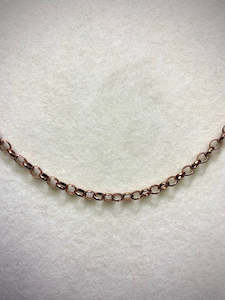 Chains Collection: Chain - 9ct Rose Gold Belcher 40cm