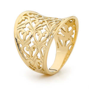 Rings Collection: 9ct filigree ring