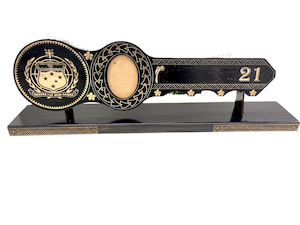 21st Keys Collection: 21st key samoan shield design with Base