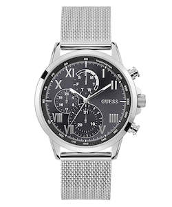 Guess: Guess Porter silver mesh strap W1310G1
