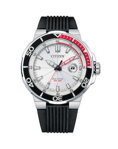 Citizen: Citizen Eco-drive Diver watch with silicone strap AW1429-00A