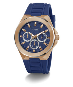 Guess: Guess Men DASHBOARD Blue Analog Watch GW0799G2