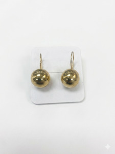 Earrings Collection: 9ct Euroball earring