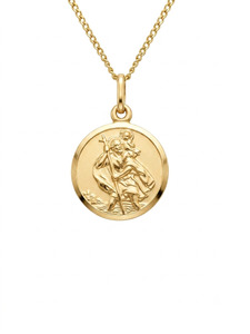 9ct St Christopher pendant