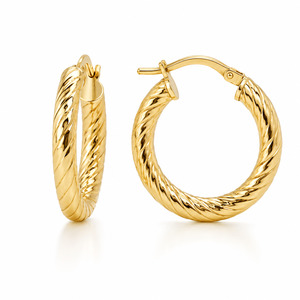 Everything You Might Like These: 9ct gold and silver bonded earring