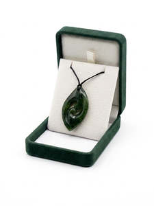 Jewellery: Double koru Drop pendant