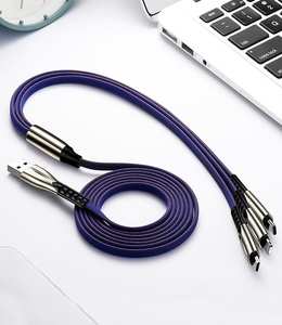 Product TC31: 3IN1 Charging ZINC ALLOY 3IN1 Length 1.2M NuTech