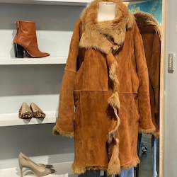 Coats: Utzon Reversible Lambskin Coat - SIZE 40 (10)