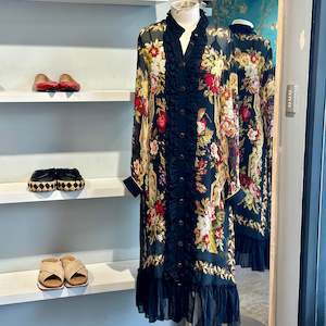 Midi Dress: Trelise Cooper Frill Frill Frill Dress - SIZE 8