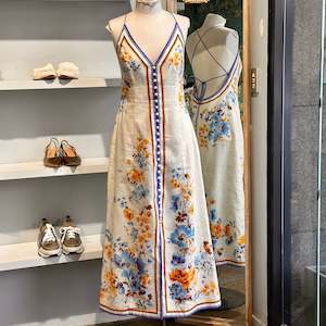 Frontpage: Zimmermann Halcyon Floral Slip Dress - SIZE NZ 10