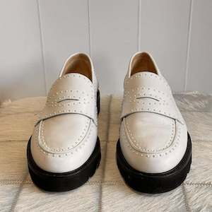 Stuart Wetizman Parker Lift Mini Pearl Loafer - SIZE 39.5