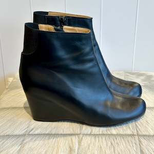 Shoes Boots: MM6 Maison Margiela Hidden Wedge Boot - SIZE 40