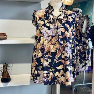Tops: Zimmermann Floral Silk Top - SIZE S/M