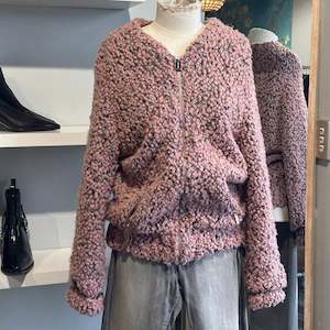 Jackets Blazers: Anine Bing Knit Oversize Bomber Jacket - SIZE S