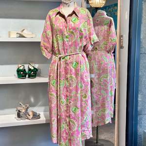 Frontpage: Alemais Marta Linen Shirt Dress - SIZE 12