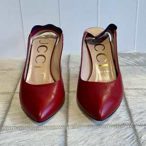 Frontpage: Gucci Sylvie Web Stripe Slingback Shoe - SIZE 37