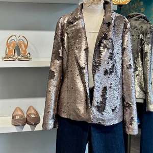 Frontpage: Anine Bing Sequinned Jacket - SIZE NZ M (10-12)