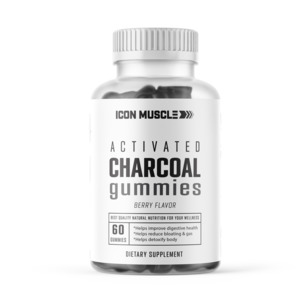 Health Support Vegetarian Vegan: Icon Muscle Activated Charcoal Gummies