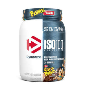Post Workout: Dymatize ISO 100 Isolate Protein 20 serve