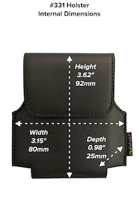 Nutshell #331 Leather Belt Case